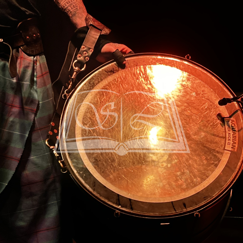 Albannach - Jamesie's Drum (texture shot)